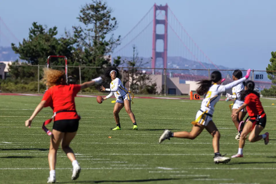 girls flag football California